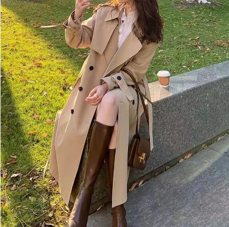 Thin Trench Coat - Etsy UK