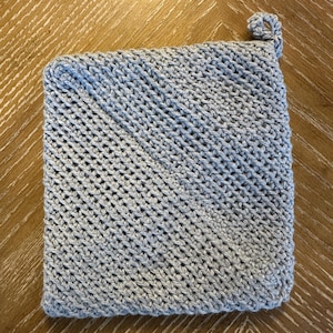 Crochet Pot Holder, Handmade Potholder, Cotton Crochet Potholder
