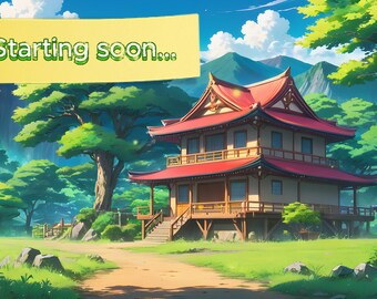 Cozy House Themed Twitch Scenes - Starting soon, Be right back, Ending soon