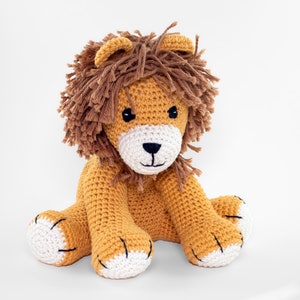 Lion CROCHET PATTERN, Lion Amigurumi Pattern, Easy Stuffed Animal Pattern, Crochet Lion Baby Gift, Plush Pattern image 9