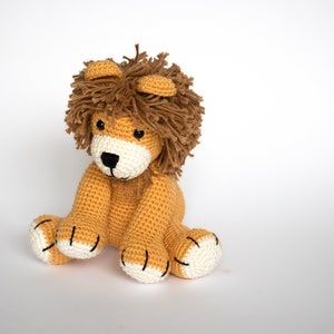 Lion CROCHET PATTERN, Lion Amigurumi Pattern, Easy Stuffed Animal Pattern, Crochet Lion Baby Gift, Plush Pattern image 7