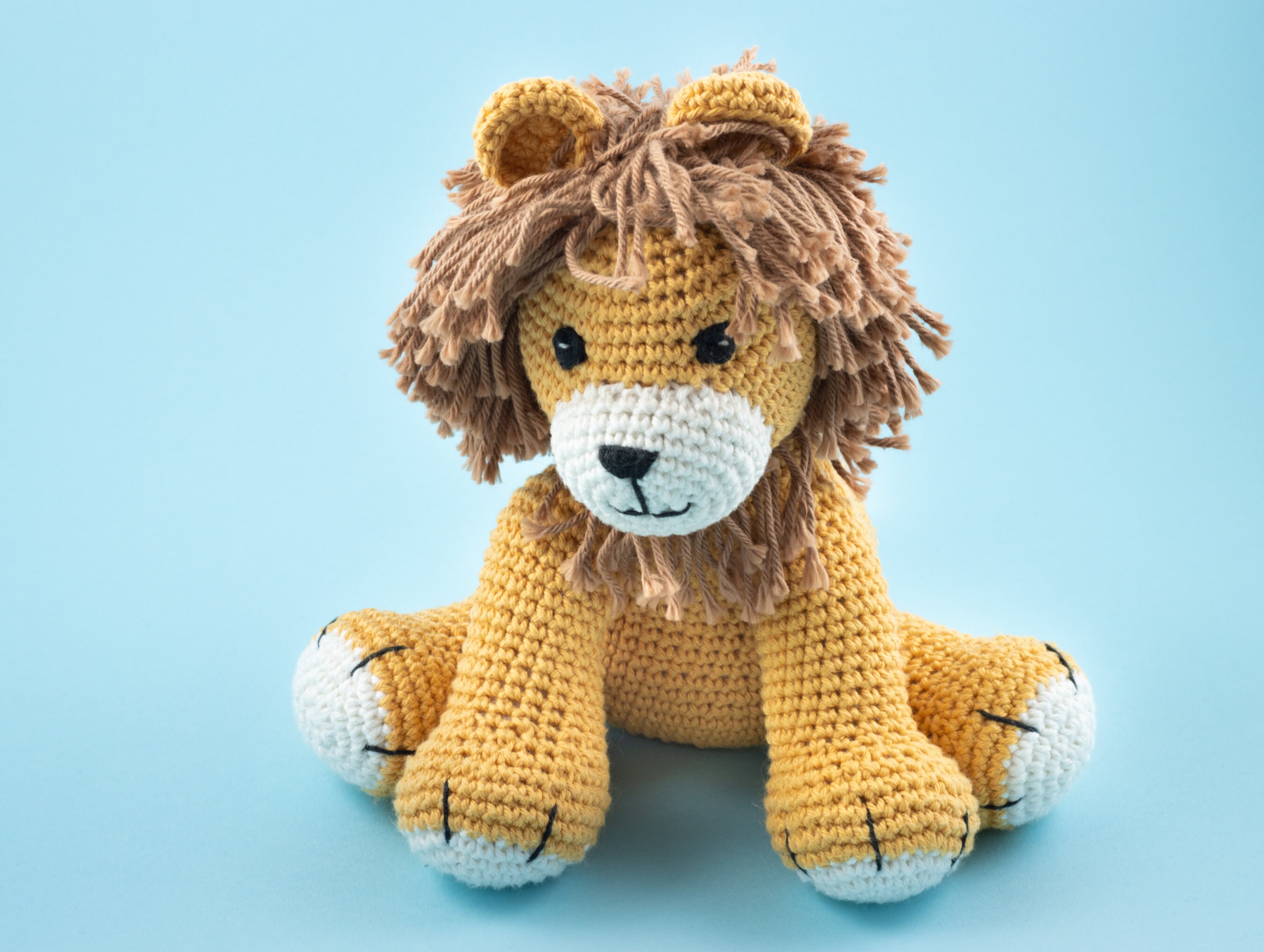 stuffed lion pattern free