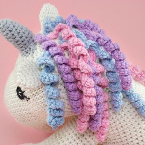 Unicorn Amigurumi PATTERN, Crochet Unicorn Pattern, English PDF, Unicorn Plush Toy image 9