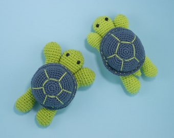 Crochet Sea Turtle Amigurumi Pattern, Easy Plush (PDF Pattern)
