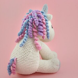 Unicorn Amigurumi PATTERN, Crochet Unicorn Pattern, English PDF, Unicorn Plush Toy image 7