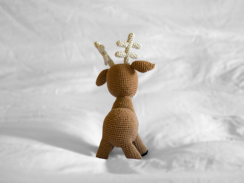 Reindeer Crochet Pattern, Amigurumi Christmas Decoration PDF image 7