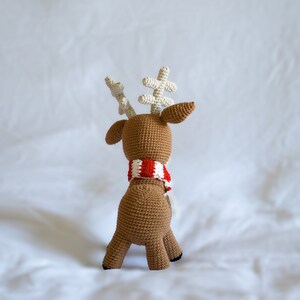 Reindeer Crochet Pattern, Amigurumi Christmas Decoration PDF image 9