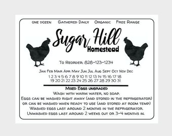 Dozijn Carton Stickers - Fresh Egg Stickers - Egg Carton Sticker - Chicken sticker template - Farm Product Label - Egg date stickers -