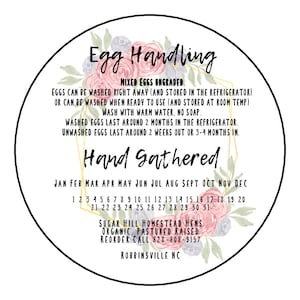 Chicken Date Stickers - Fresh Egg Stickers - Farm Fresh Stickers - Egg Carton Sticker  - Chickens - Chicken sticker template - Watercolor