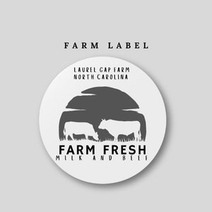 Meat Labels - Milk Labels - Fresh Meat Labels - Beef label - Custom meat labels - Meat packaging label - Grass Fed Beef labels - Beef -