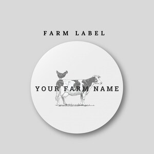 Farm Design - Digital Templates - Farm Product Label - Custom Design - Custom Farm Design - Farming Label - Custom Farm Label - Farm Logo