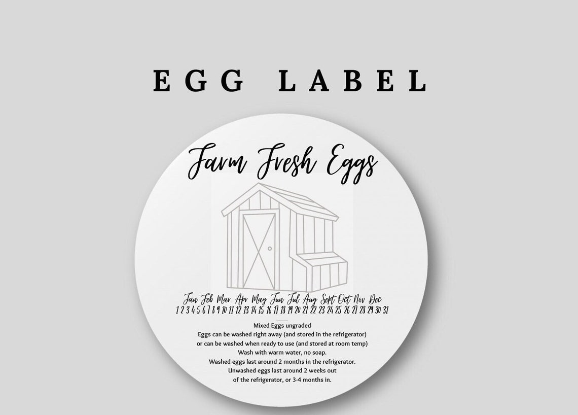 Farm Labels - Printable - Round Farm Label - Farm Product Label - Farm ...
