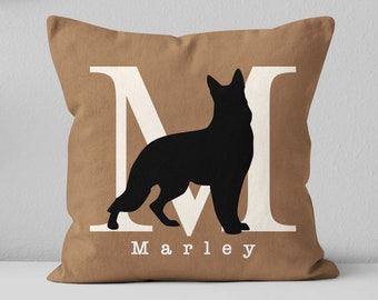 Custom German Shepherd pillow / German Shepherd mom gift / German Shepherd dad gift / German Shepherd lover gift / Personalized dog pillow