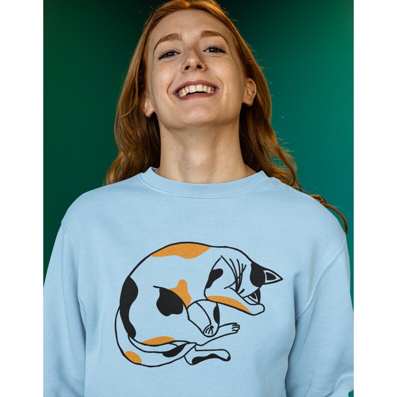 Calico Cat Sweatshirt / Calico Cat Mom Gift / Calico Lover Etsy