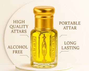 Sandalwood Rose Attar da Al-SufreenAttars, uma mistura luxuosa de calor terroso e elegância floral, Attar indiano premium
