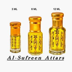 White Amber Attar by Al-SufreenAttars, Premium Amber Oil, Alcohol-Free, Vegan, Attractive fragrance for His and Her