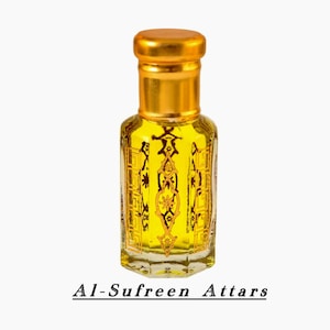Blue Lotus Attar Oil by Al-SufreenAttars, Nymphala Caerules, Premium, Sensual, Exotic, Water Lily, Alcohol-Free, Vegan