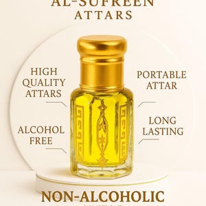 Egyptian Musk Attar Oil by Al-SufreenAttars  Nostalgic Blend, Premium, Alcohol-Free, Vegan