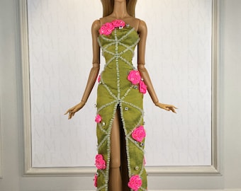 Antique 1970s Barbie Silver Dress and White Shoes #2318 - Etsy