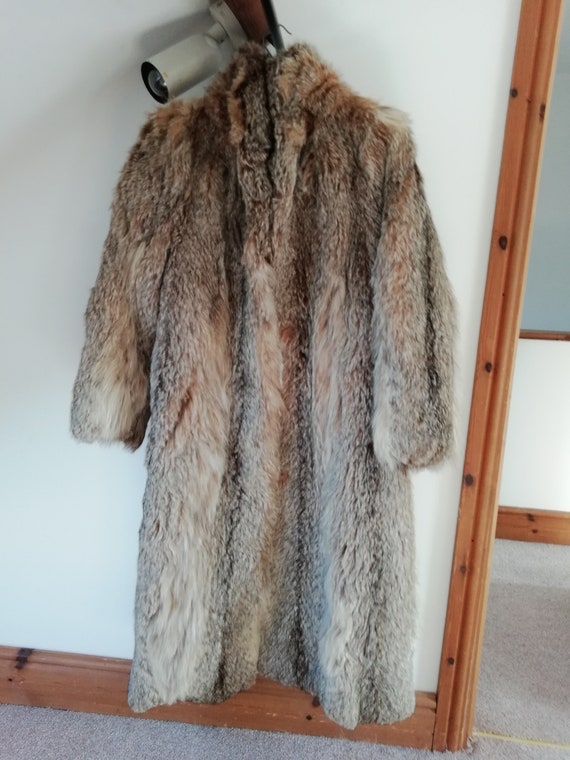 Rare Real Bobcat Lynx Stunning Fur Coat / Jacket Size M (UK 8-12)