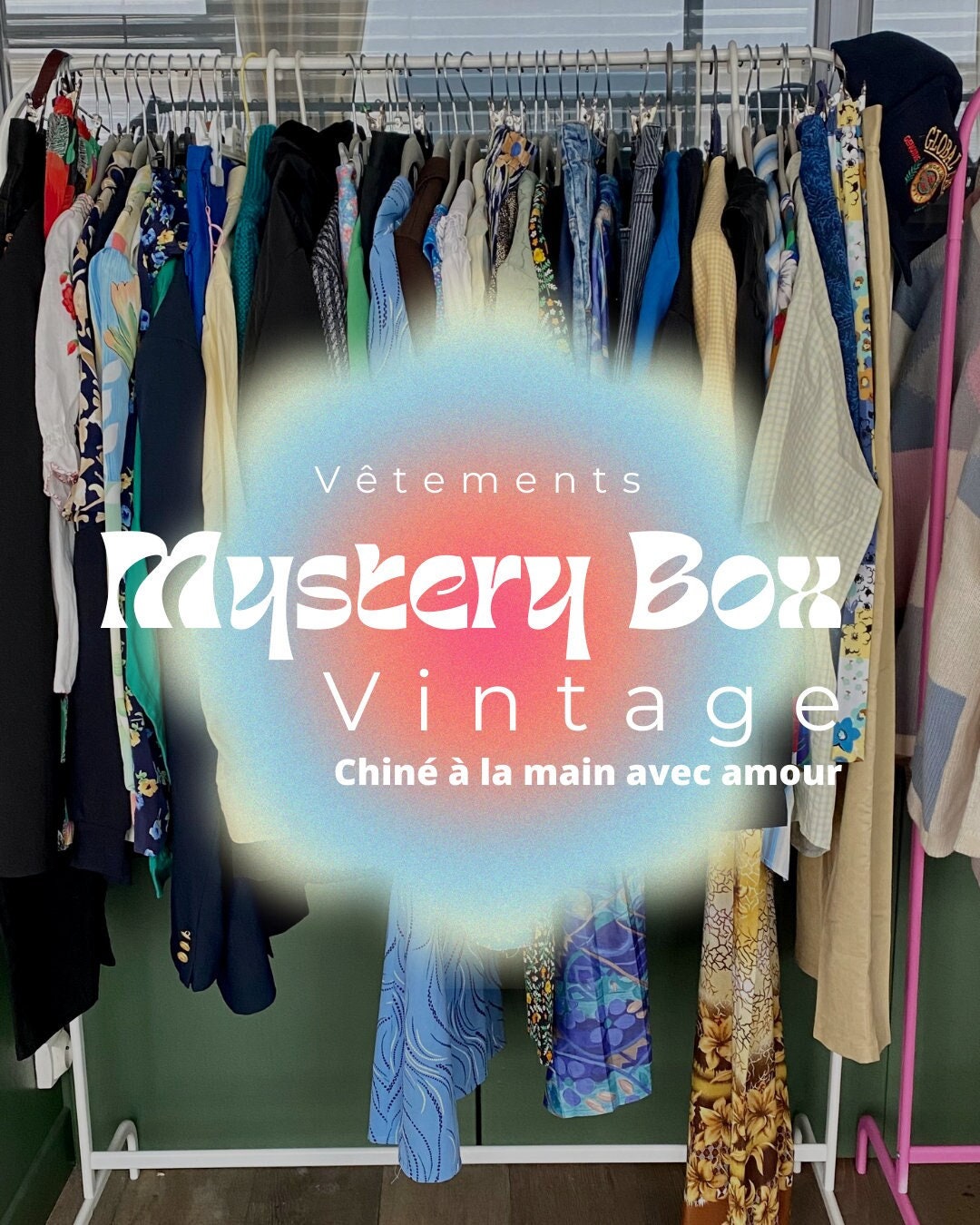 Vintage clothing on sale mystery box