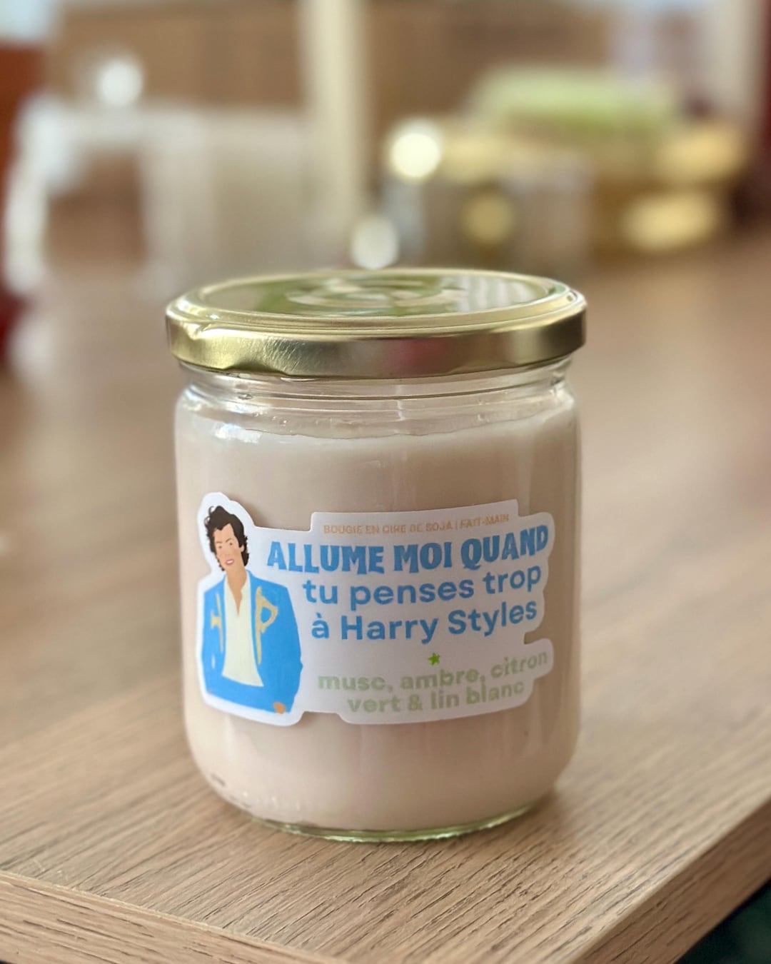 Harry Styles Candle Harries Candle, Gift for Harry Styles Fan