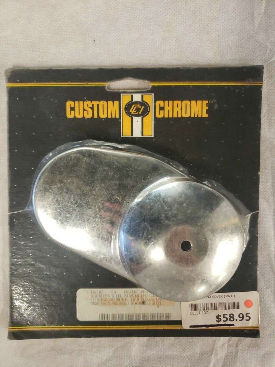 Custom Chrome S/Steel Starter End Cover Fits Evo Big Twin Etsy