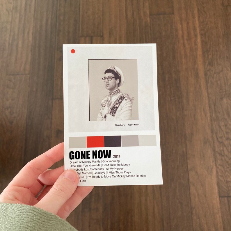 Bleachers Gone Now Album Print Etsy