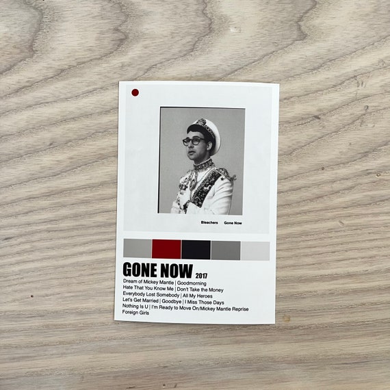 Bleachers Gone Now Album Print Etsy
