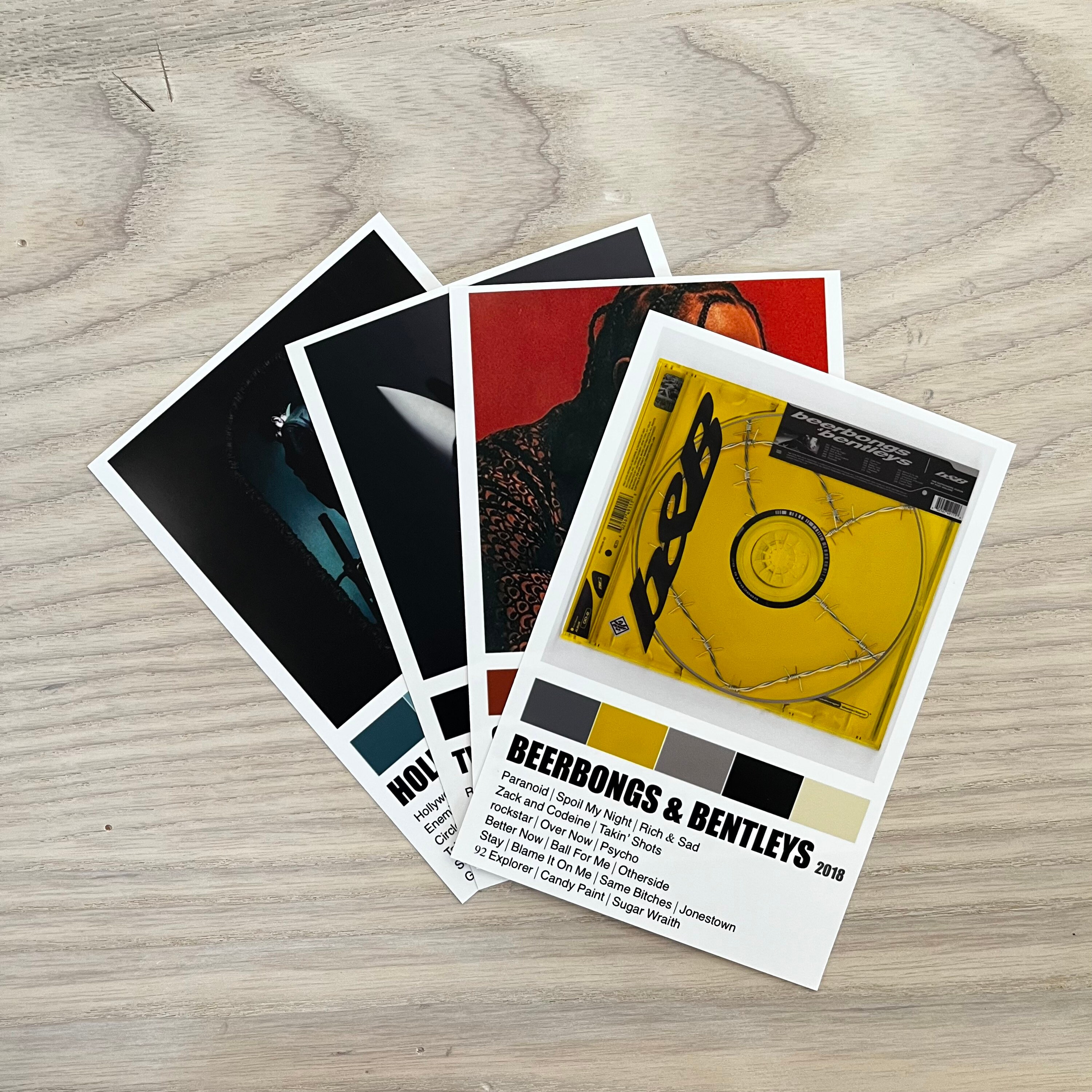 Post Malone Album Mini Posters Etsy