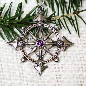 Archangel Compass, mystical talisman pendant