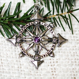 Archangel Compass, mystical talisman pendant