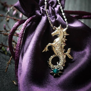 Seahorse - Poseidon&#39;s Steed - friendship amulet by Anne Stokes