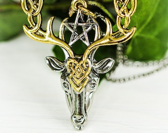 Beltane Stag, Herne, Pagan pendant