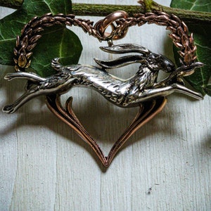 Lammastide, Hare Witches&#39; Familiar pendant