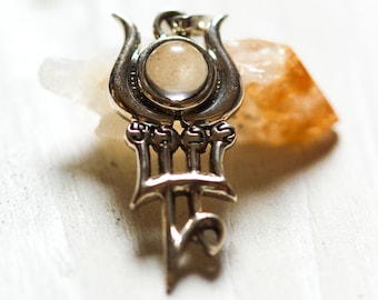 Phul's Moon - Quartz & Sterling Silver Talisman for Transformation