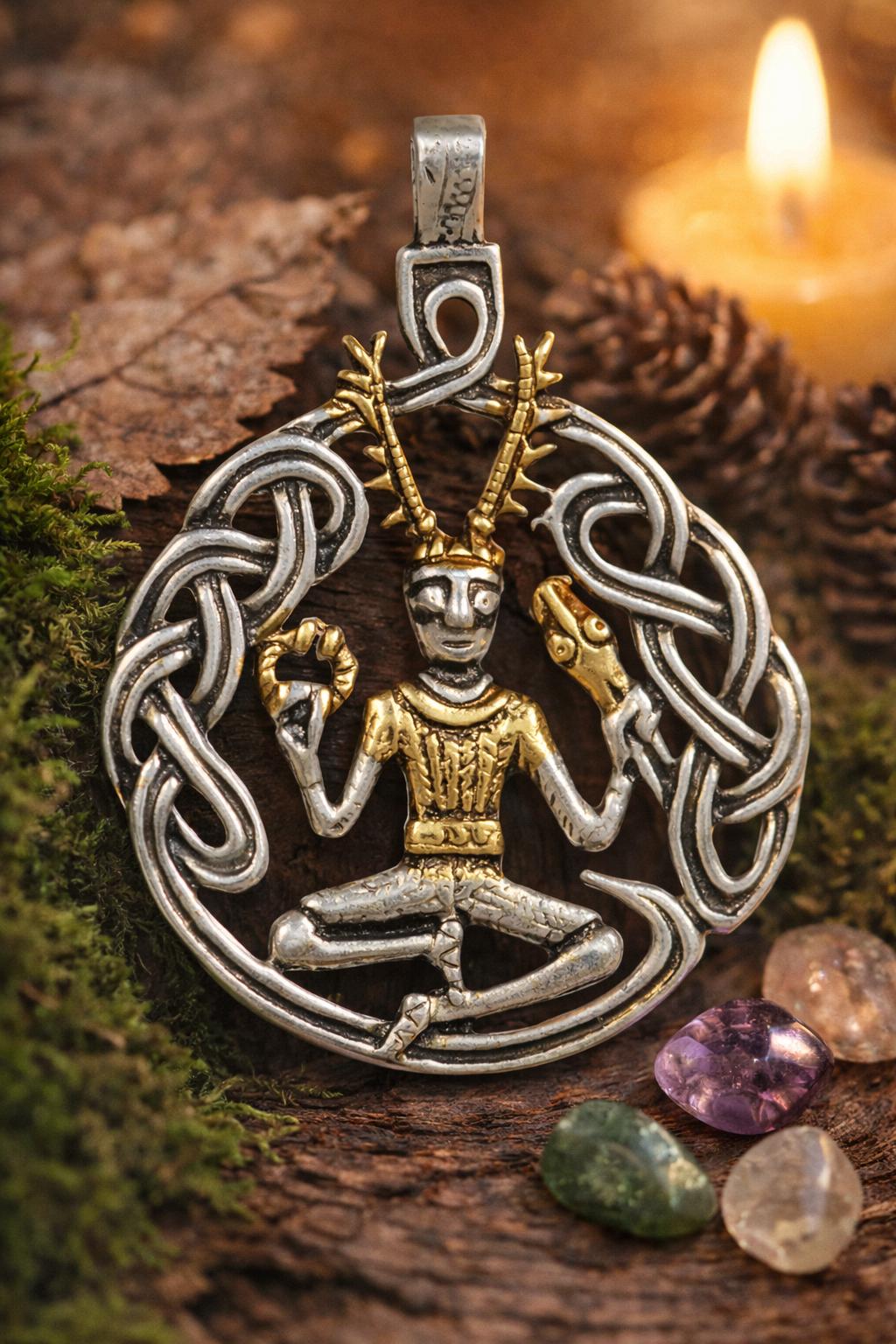PS: Cernunnos, the Horned God ~ Pendant Cernunnos, the Horned God 