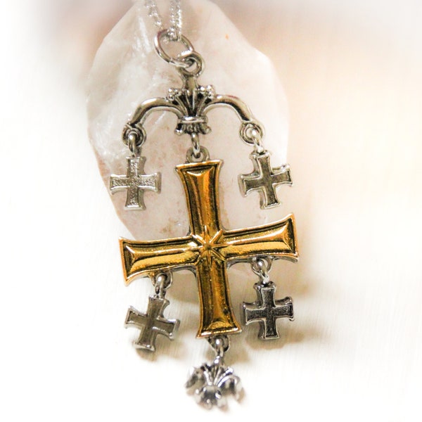 Jerusalem Cross - Knights Templar medieval talisman