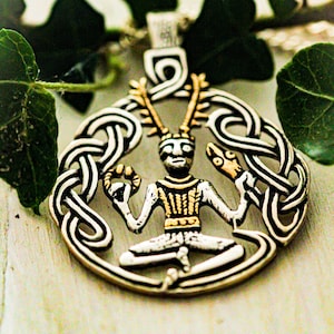 Celtic Cernunnos pendant - god of the witches