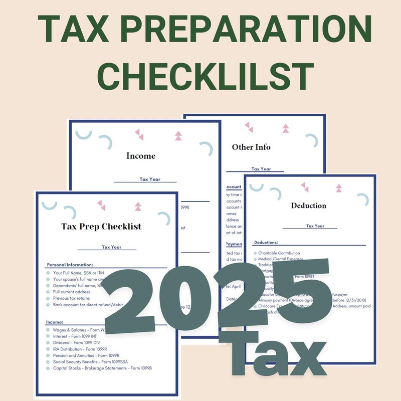 2025 Checklist.pdf 2025 Checklist - Etsy