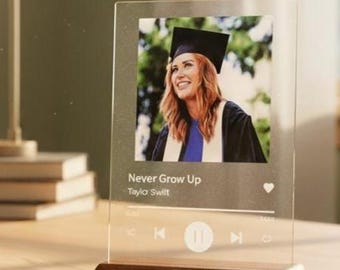 Custom Spotify Plaque, Personalized Music Album Cover, Anniversary Gift