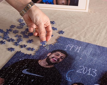 Personalized Jigsaw Puzzle from Picture, Puzzles for Kids, Jigsaw Christmas Custom Puzzle with Custom Puzzle Box, Gifts for Kids