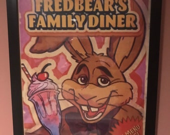 Fredbears Family Diner gerahmtes Poster