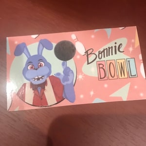Mini carte plastifiée de l’affiche Bonnie Bowl (Five Nights at Freddy’s Security Breach)