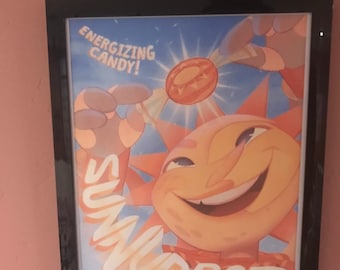 Sunnydrop and Moondrop framed pictures