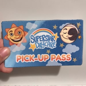 Superstar Daycare Pickup Pass (fnaf Sicherheitsverletzung)