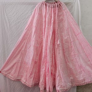Arts & Crafts Inspired Handcrafted Block Printed Long Skirts . Unique Hand Block Print Long Skirt for Effortless Style;