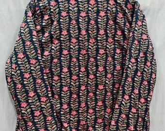 手作りのスザニ刺繍入りコットンキルティングジャケット