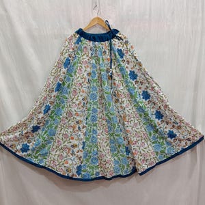 Multi Color Long Skirt, Women Wear Skirt, Pure Cotton Skirt, Layered Skirt, Designer Skirt, Cotton Maxi Long Skirt, Decent Skirt, Gift Idea,