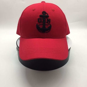 NAVY CHIEF Embroidered Ball Cap (Unisex/Adjustable)